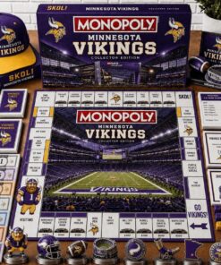 Minnesota Vikings Monopoly Board Game Minnesota Vikings Monopoly Board Game