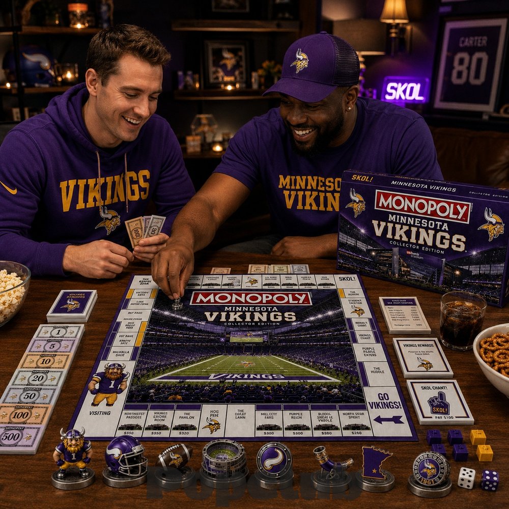 Minnesota Vikings Monopoly Board Game Minnesota Vikings Monopoly Board Game