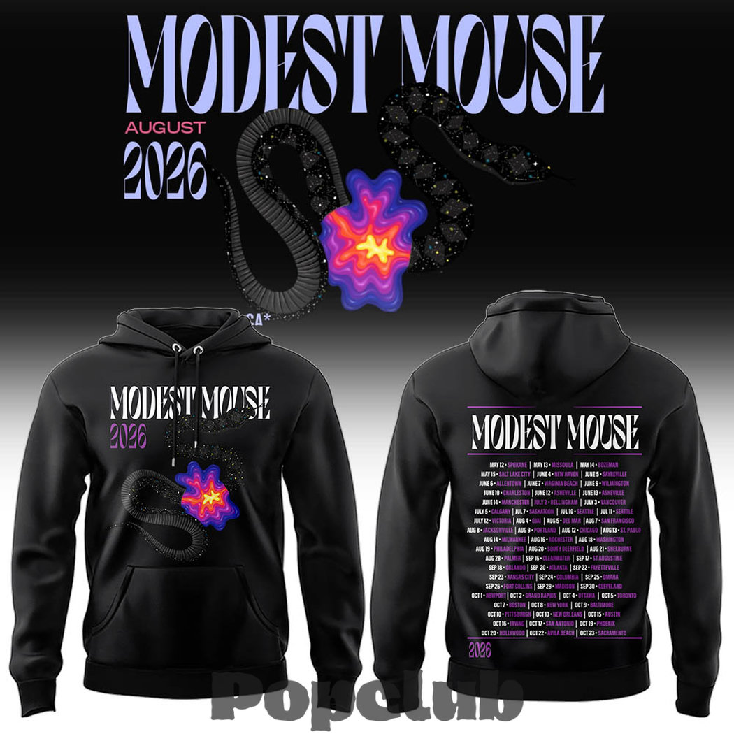 Modest Mouse An Eraser and A Maze Tour Hoodie Modest Mouse An Eraser and A Maze Tour Hoodie