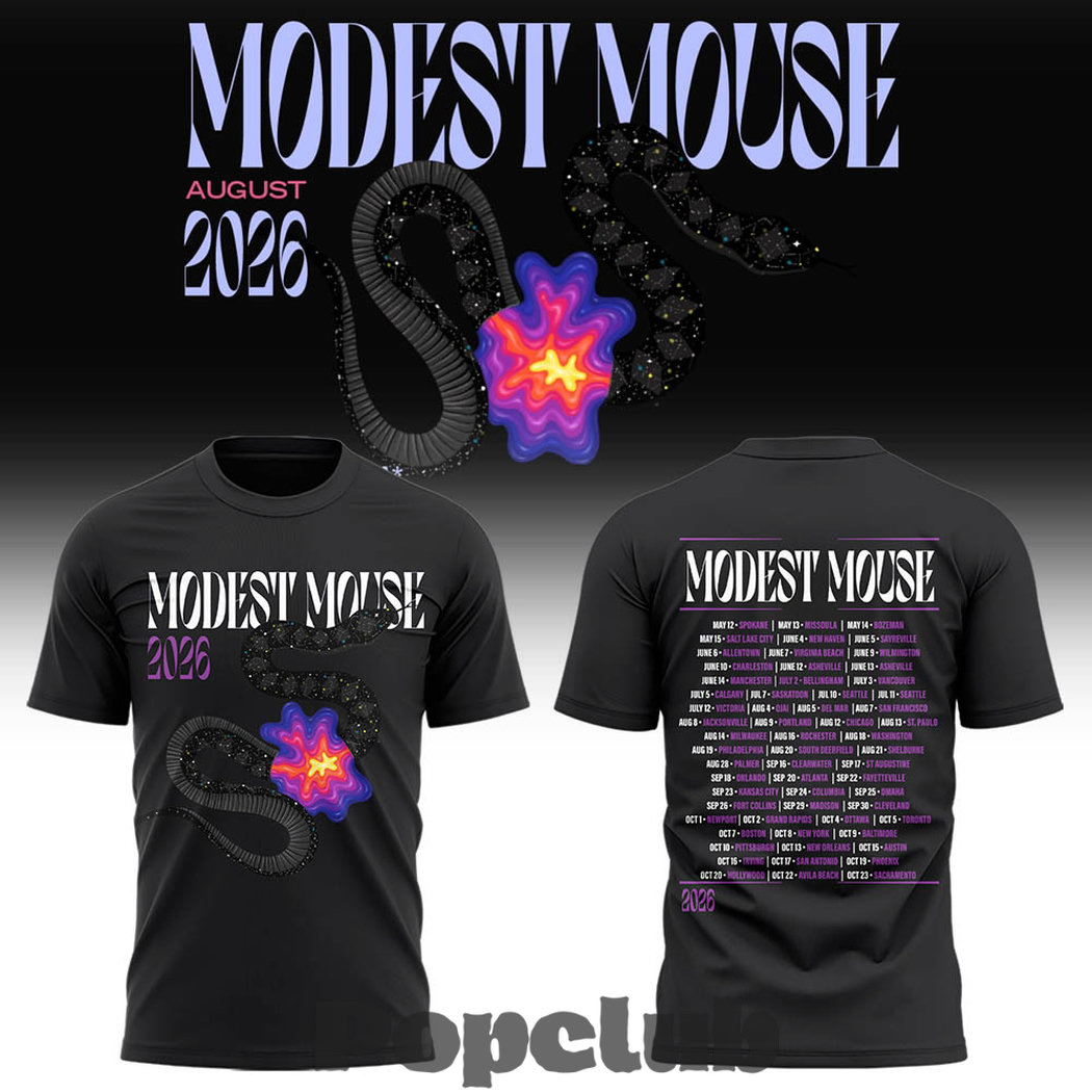 Modest Mouse An Eraser and A Maze Tour Shirt Modest Mouse An Eraser and A Maze Tour Shirt