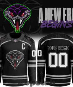 Monroe Moccasins A New Era Begins 2026 Custom Black Hockey Jersey