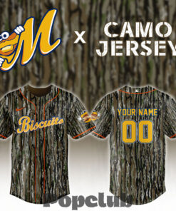 Montgomery Biscuits x Realtree Camo Custom Baseball Jersey