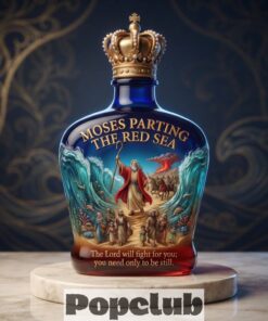 Moses Parting the Red Sea Whiskey Bottle