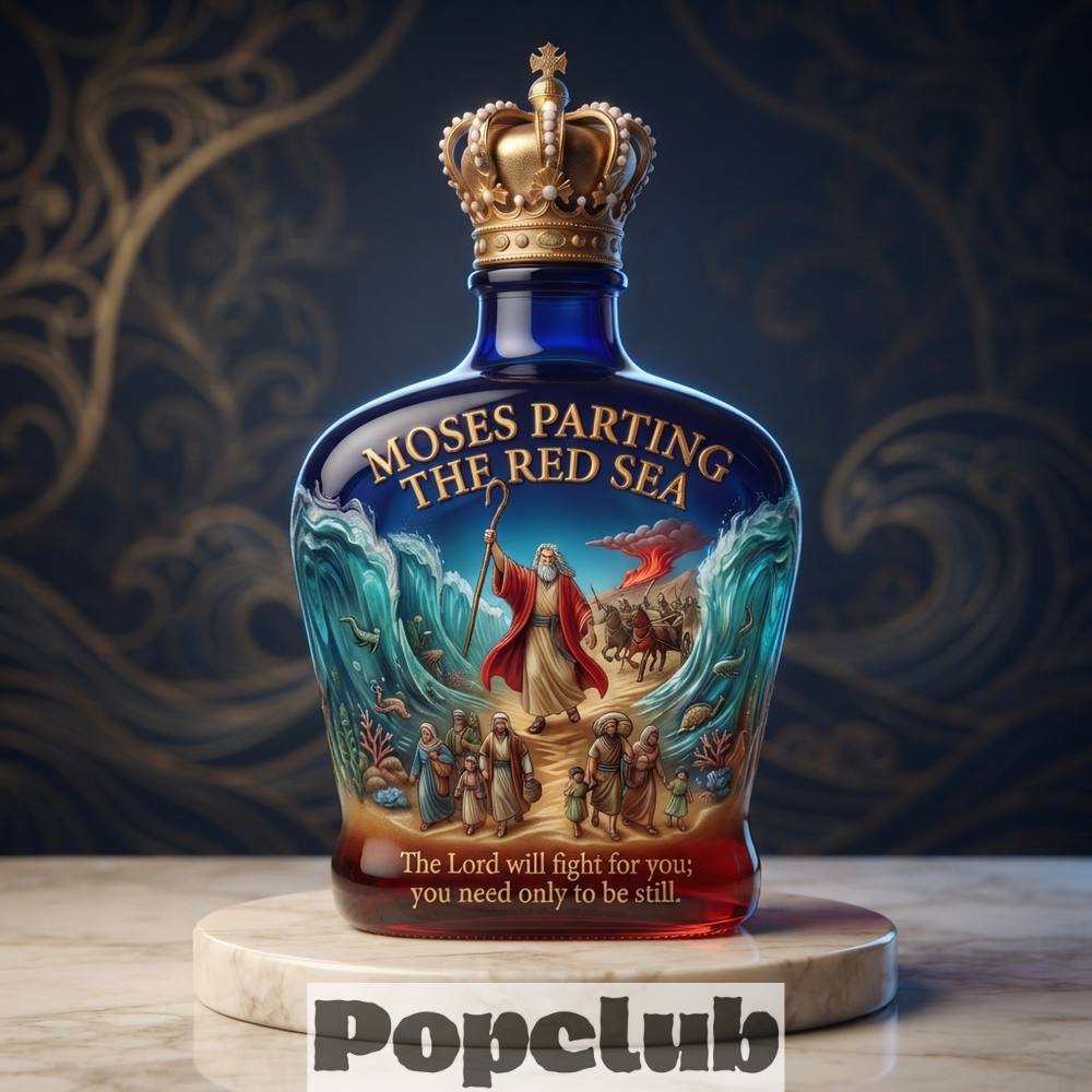 Moses Parting the Red Sea Whiskey Bottle Moses Parting the Red Sea Whiskey Bottle