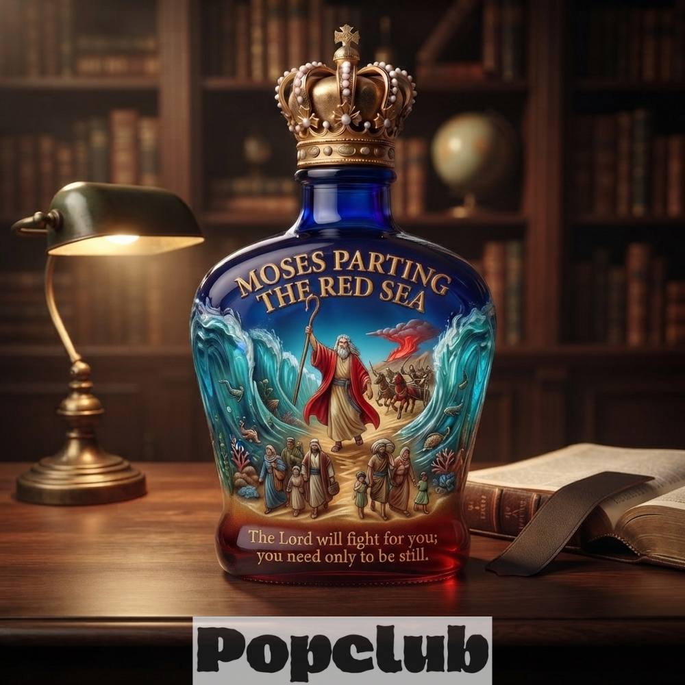 Moses Parting the Red Sea Whiskey Bottle Moses Parting the Red Sea Whiskey Bottle