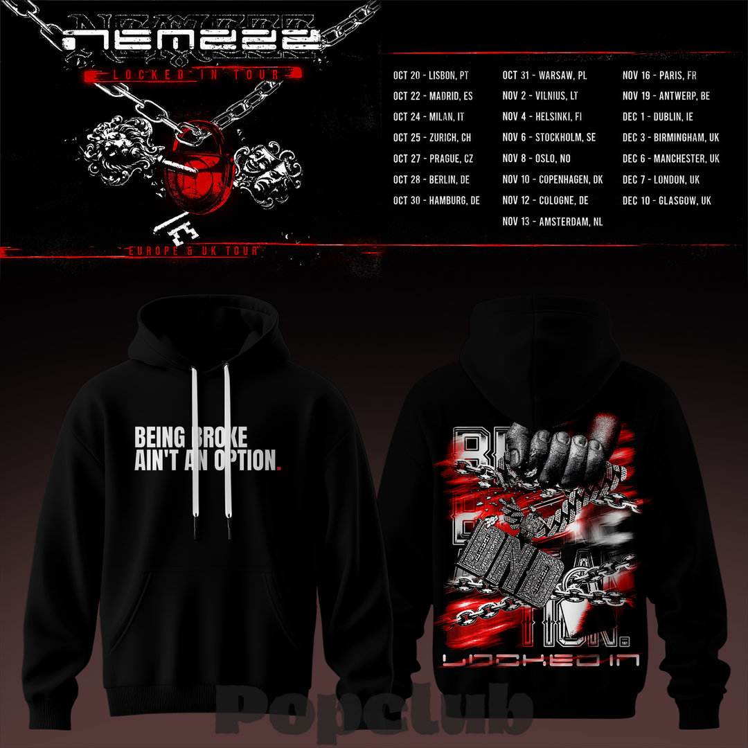 Nemzzz Locked In Tour Special Hoodie Nemzzz Locked In Tour Special Hoodie