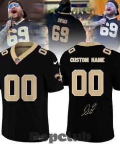 New Orleans Saints x Teddy Swims “The Ugly Tour” 2026 Custom Football Jersey