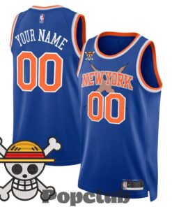 New York Knicks x One Piece Swingman Custom Jersey