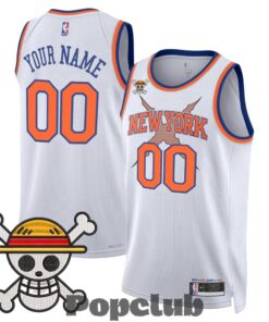 New York Knicks x One Piece Swingman Custom Jersey