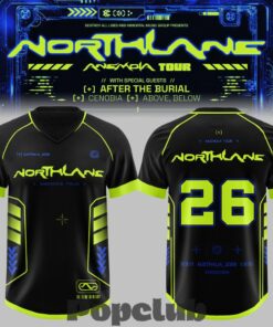 Northlane The Anemoia Tour 2026 Special Football Jersey