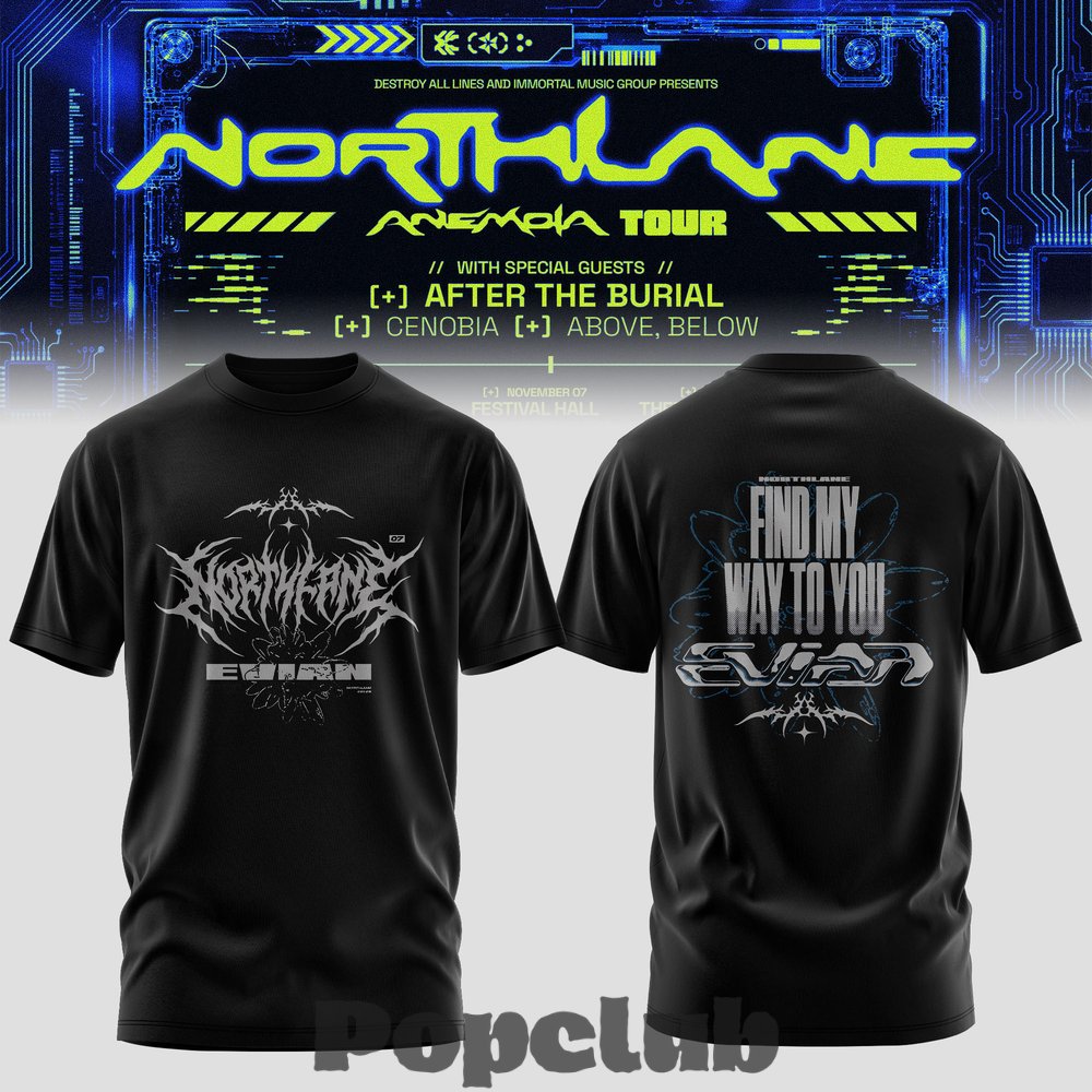 Northlane The Anemoia Tour 2026 Special T-Shirt Northlane The Anemoia Tour 2026 Special T-Shirt