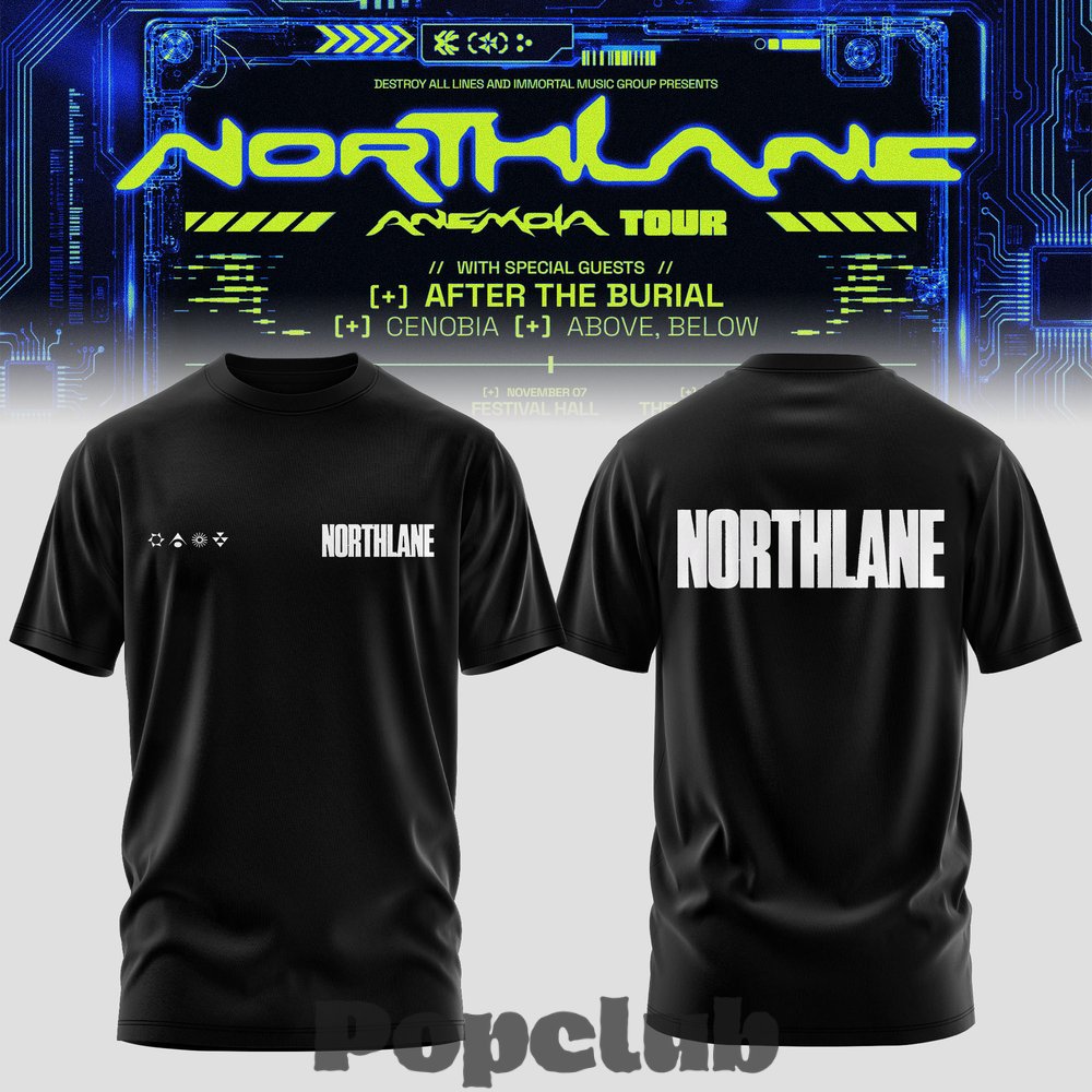 Northlane The Anemoia Tour 2026 Special T-Shirt Northlane The Anemoia Tour 2026 Special T-Shirt