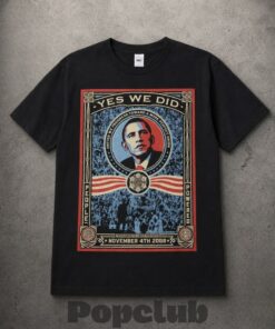 OBEY Barack Obama Yes We Did Shepard Fairey 2026 T-Shirt