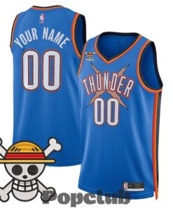 Oklahoma City Thunder x One Piece Swingman Custom Jersey