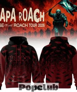 Papa Roach “Rise of the Roach Tour” 2026 Graphic Design Hoodie