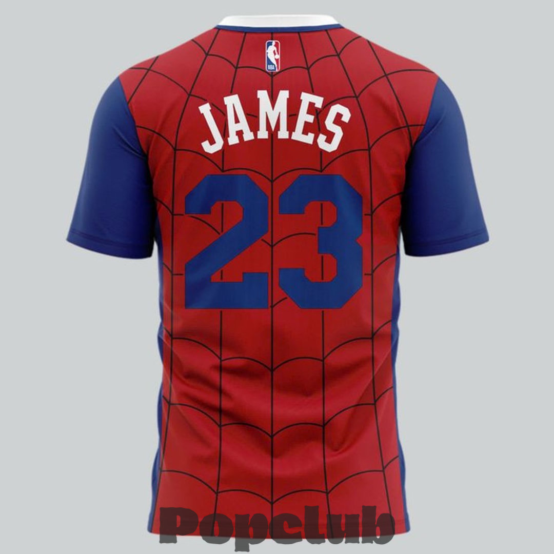 Philadelphia 76ers LeBron James x Spider-Man T-Shirt Philadelphia 76ers LeBron James x Spider-Man T-Shirt
