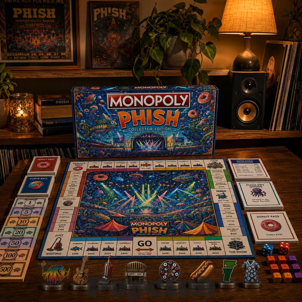 Phish Rock Band Monopoly Board Game Phish Rock Band Monopoly Board Game