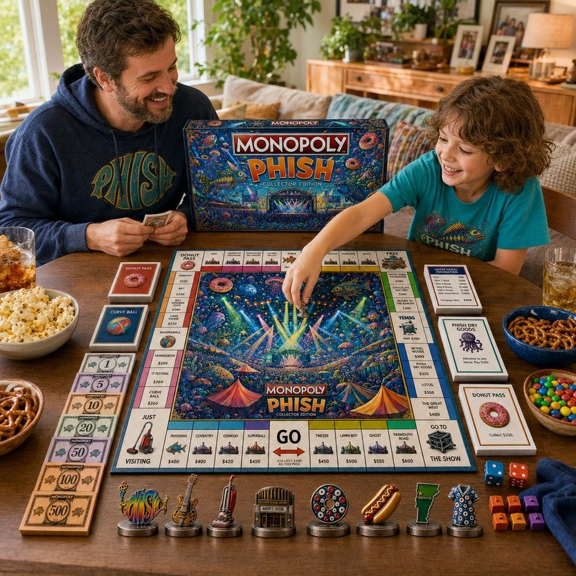 Phish Rock Band Monopoly Board Game Phish Rock Band Monopoly Board Game