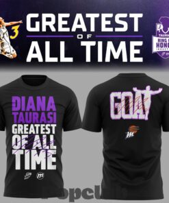 Phoenix Mercury Diana Taurasi-Ring of Honor “Greatest of All Time” T-Shirt Phoenix Mercury Diana Taurasi-Ring of Honor “Greatest of All Time” T-Shirt