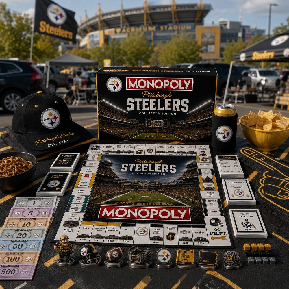 Pittsburgh Steelers Monopoly Board Game Pittsburgh Steelers Monopoly Board Game