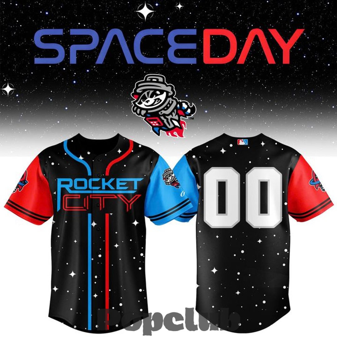 Rocket City Trash Pandas x Space Night 2026 Custom Baseball Jersey Rocket City Trash Pandas x Space Night 2026 Custom Baseball Jersey