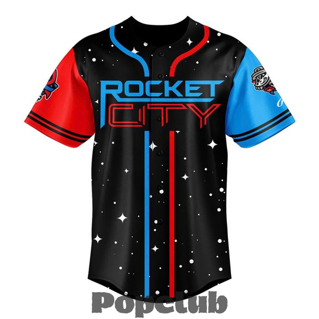 Rocket City Trash Pandas x Space Night 2026 Custom Baseball Jersey Rocket City Trash Pandas x Space Night 2026 Custom Baseball Jersey