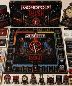 Rush Rock Band Monopoly Board Game