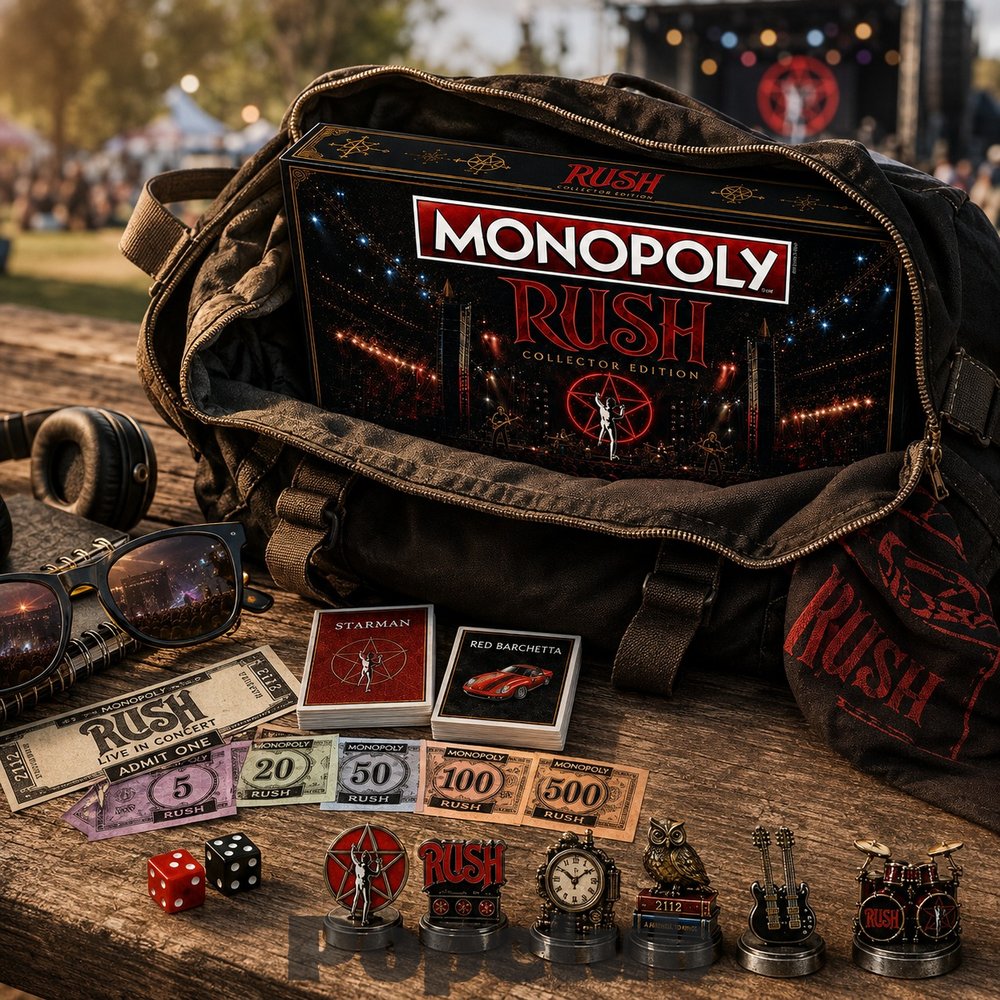 Rush Rock Band Monopoly Board Game Rush Rock Band Monopoly Board Game
