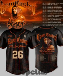 Ryan Castro The Last Dance USA Tour 2026 Baseball Jersey Ryan Castro The Last Dance USA Tour 2026 Baseball Jersey