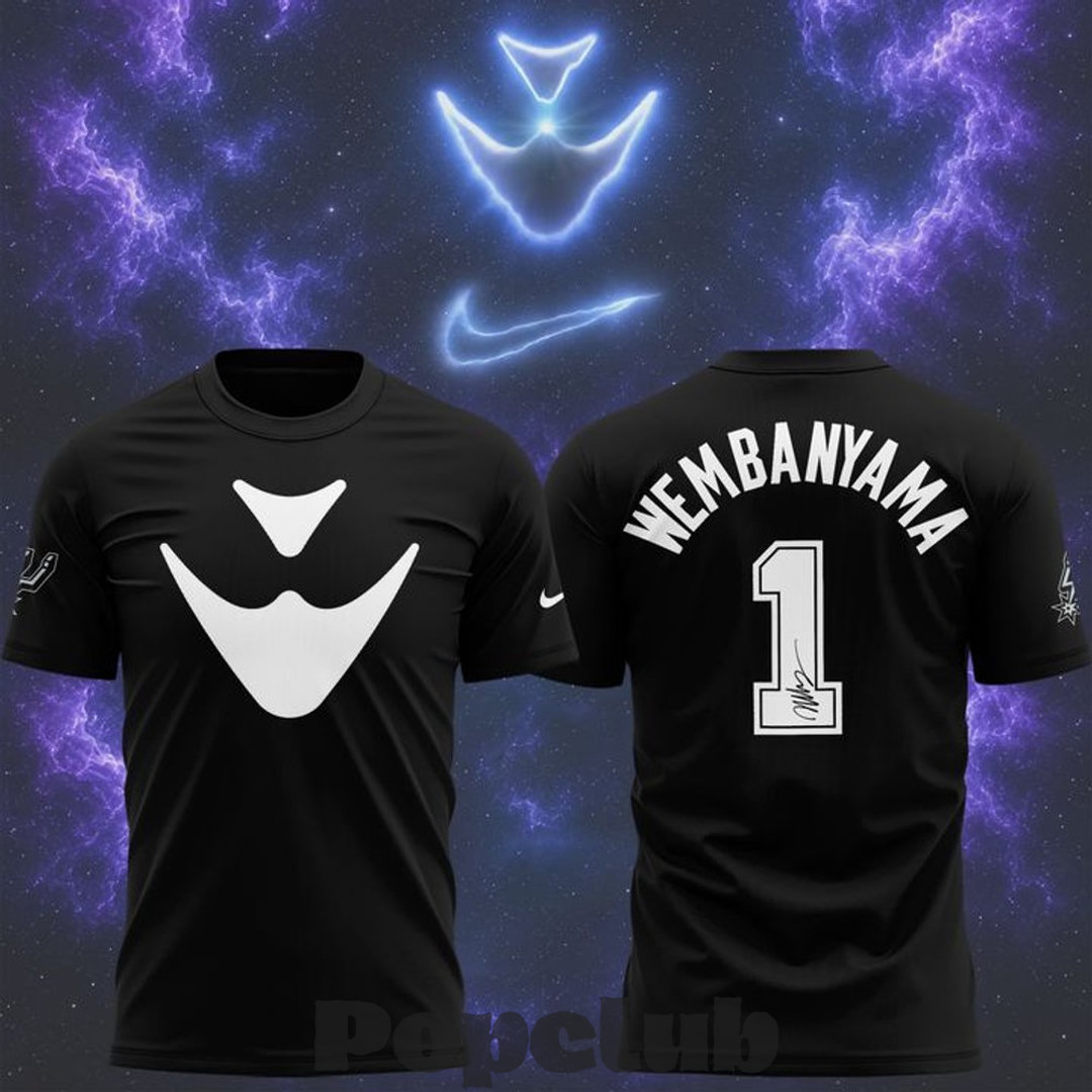 San Antonio Spurs Wemby x New Logo 2026 T-Shirt San Antonio Spurs Wemby x New Logo 2026 T-Shirt