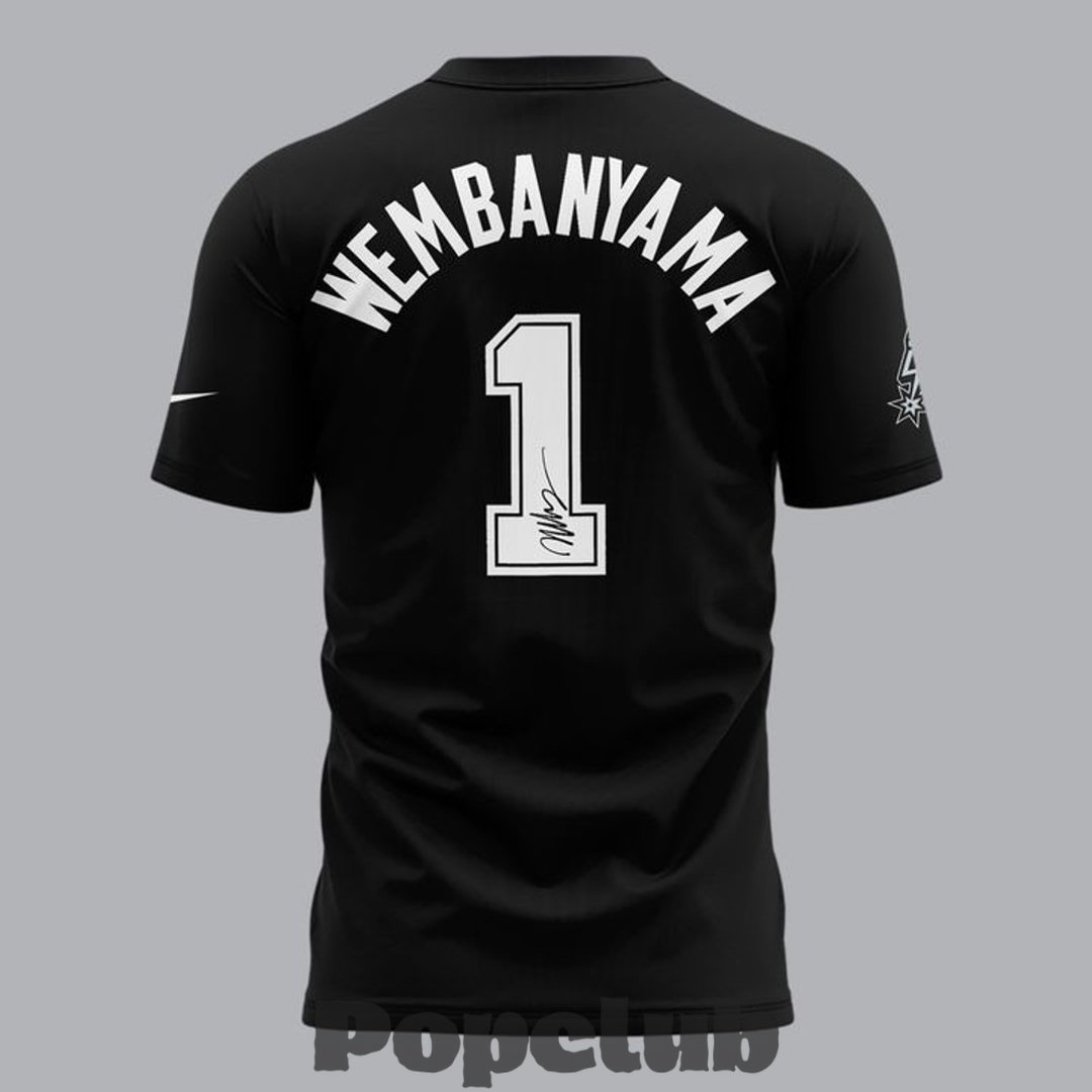 San Antonio Spurs Wemby x New Logo 2026 T-Shirt San Antonio Spurs Wemby x New Logo 2026 T-Shirt