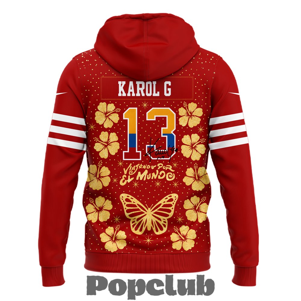 San Francisco 49ers x Karol G Signature Hoodie San Francisco 49ers x Karol G Signature Hoodie