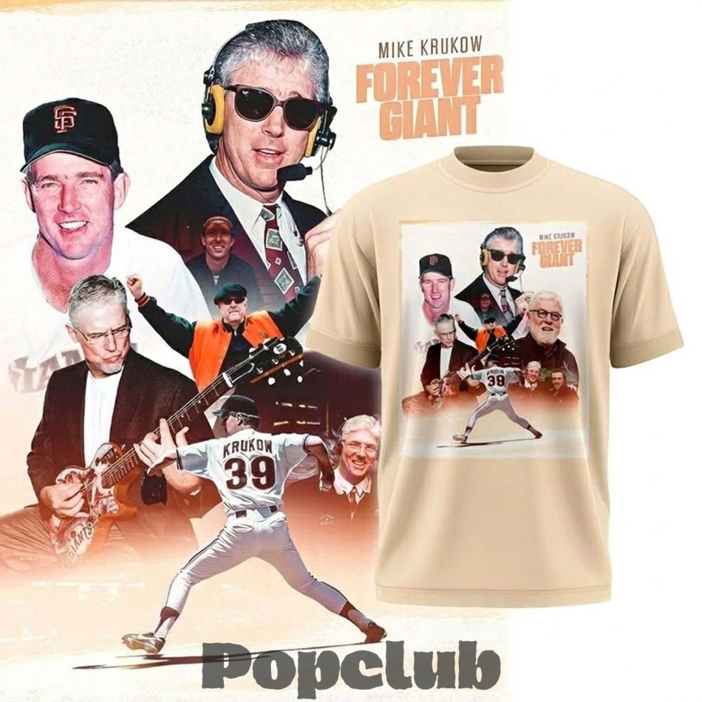 San Francisco Giants Mike Krukow Forever Giant Tribute T-Shirt San Francisco Giants Mike Krukow Forever Giant Tribute T-Shirt