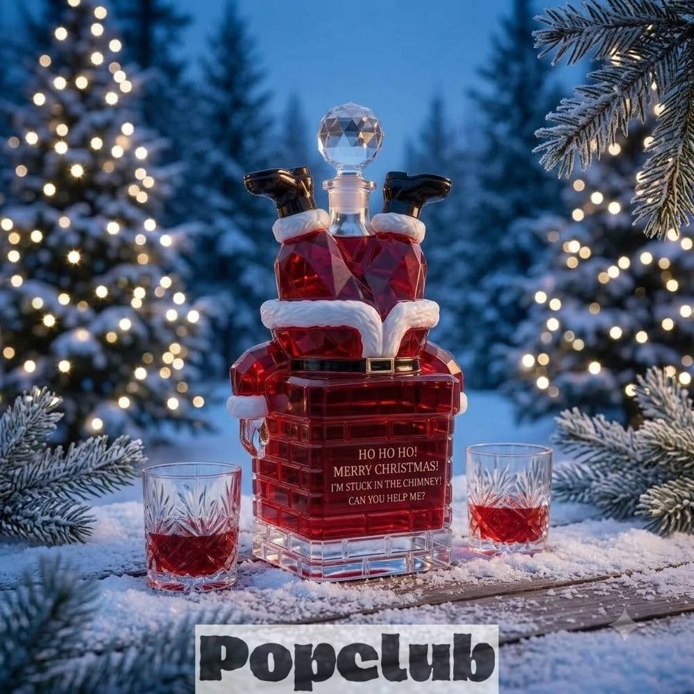 Santa Stuck In The Chimney Whiskey Decanter Santa Stuck In The Chimney Whiskey Decanter
