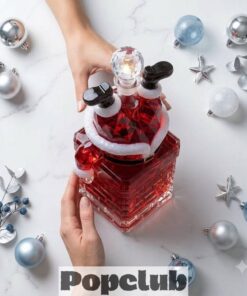 Santa Stuck In The Chimney Whiskey Decanter