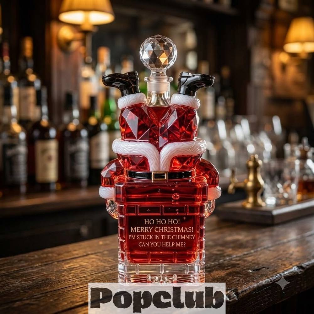 Santa Stuck In The Chimney Whiskey Decanter Santa Stuck In The Chimney Whiskey Decanter