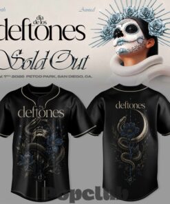 Seventh Annual Dia De Los Deftones Dark Surrealist Art Baseball Jersey