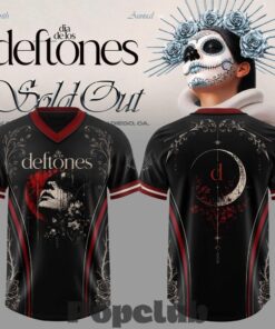 Seventh Annual Dia De Los Deftones Floral Vines Football Jersey Seventh Annual Dia De Los Deftones Floral Vines Football Jersey