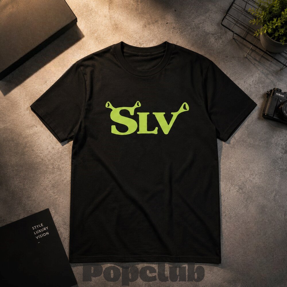Shrek Font Logo SLV T-Shirt 2026 Shrek Font Logo SLV T-Shirt 2026