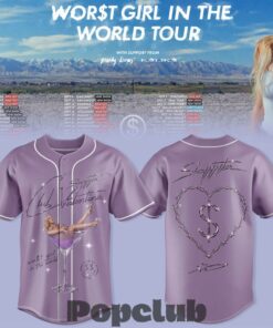 Slayyyter Wor$t Girl In The World Tour Special Baseball Jersey