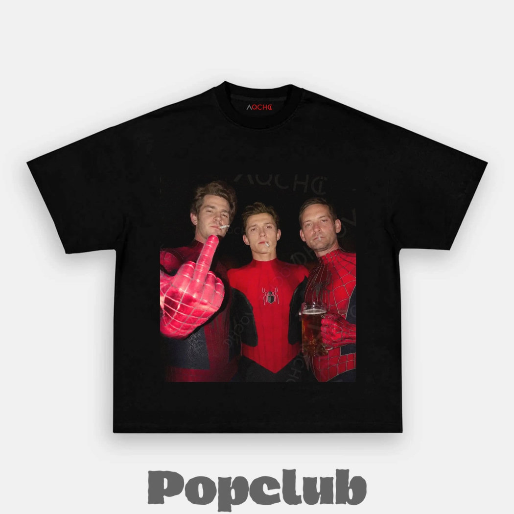 Spider-Man Assemble Middle Finger Tee Spider-Man Assemble Middle Finger Tee