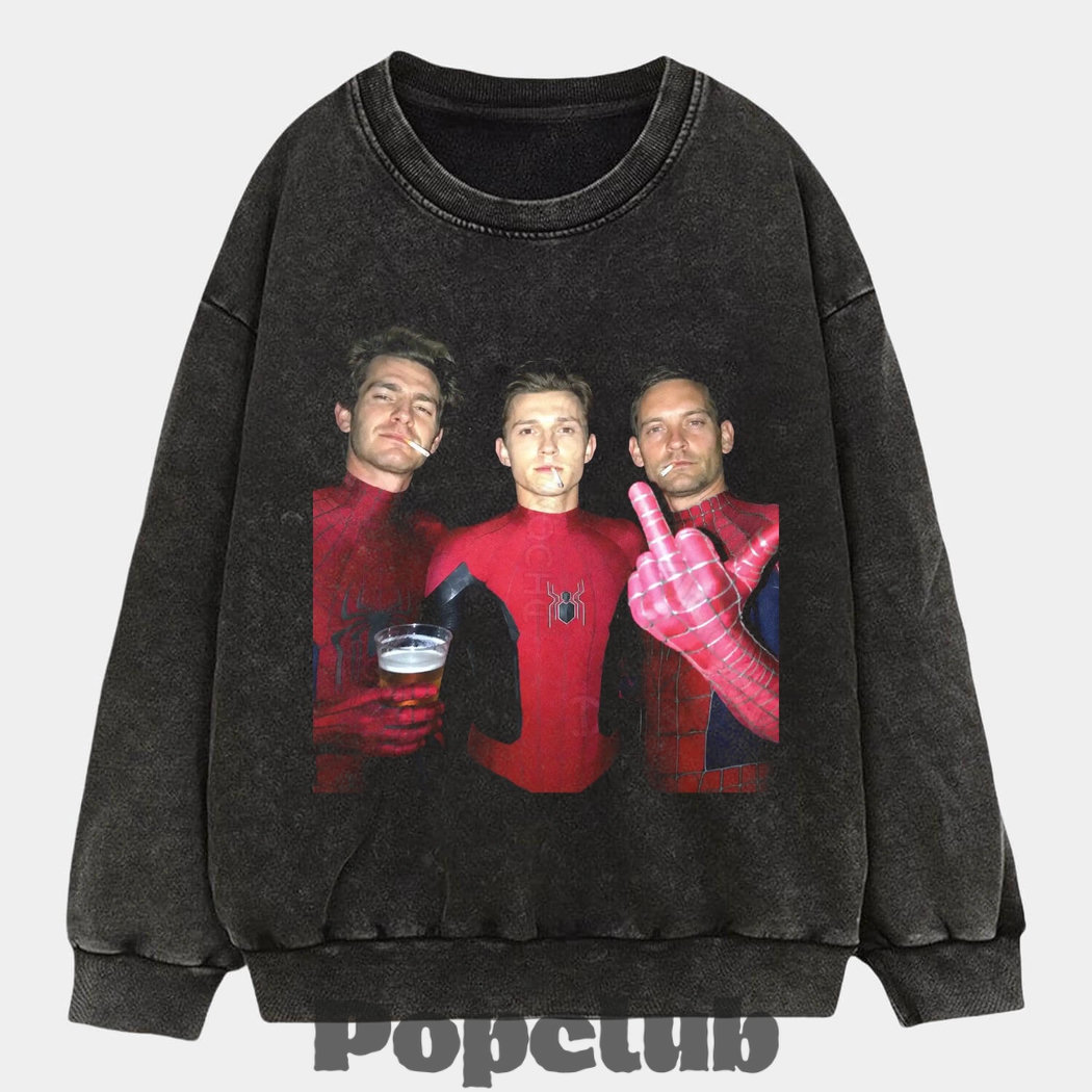 Spider-Man Assemble Middle Finger Tee Spider-Man Assemble Middle Finger Tee