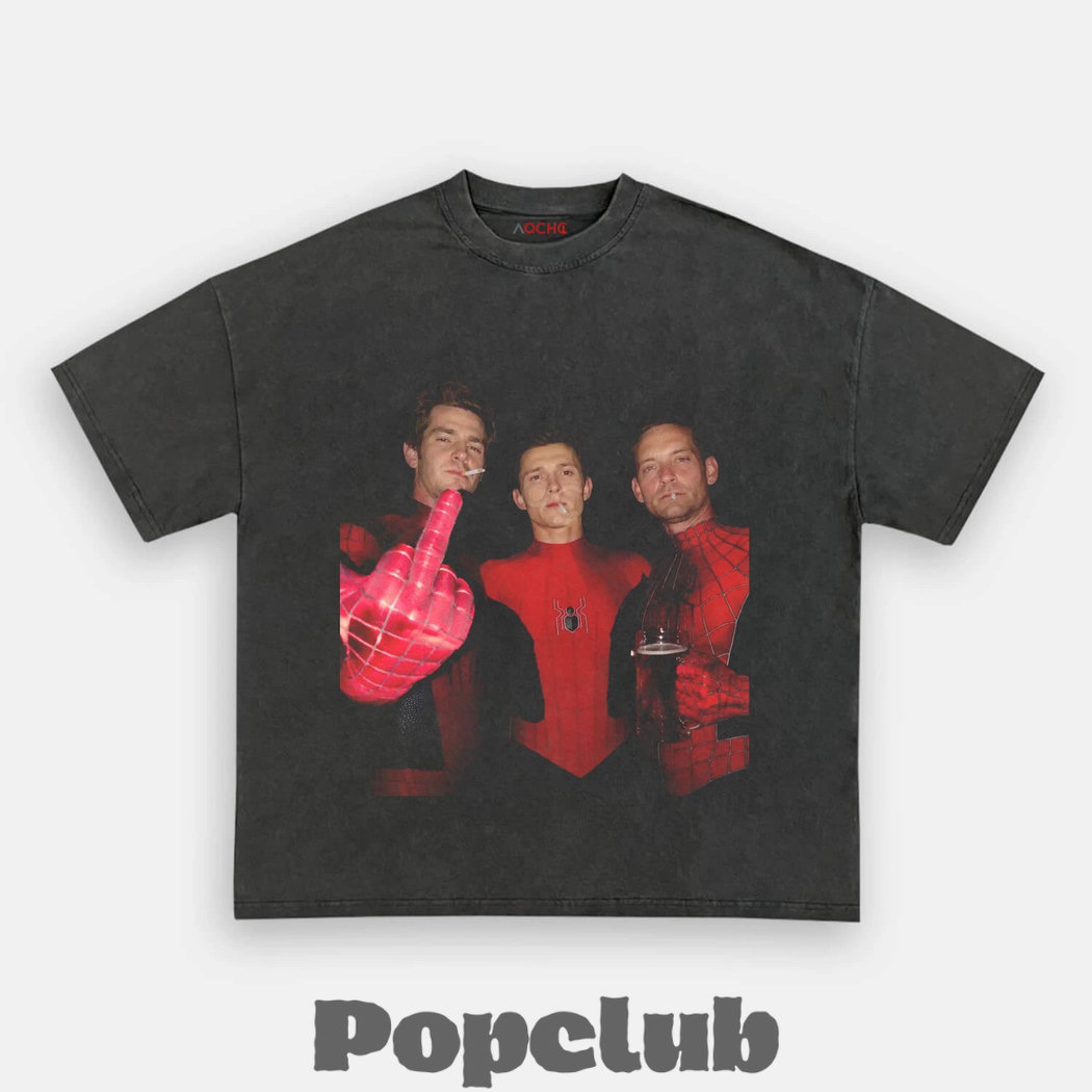 Spider-Man Assemble Middle Finger Tee Spider-Man Assemble Middle Finger Tee