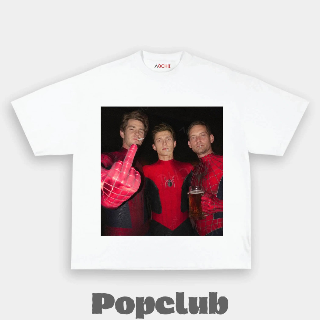 Spider-Man Assemble Middle Finger Tee Spider-Man Assemble Middle Finger Tee