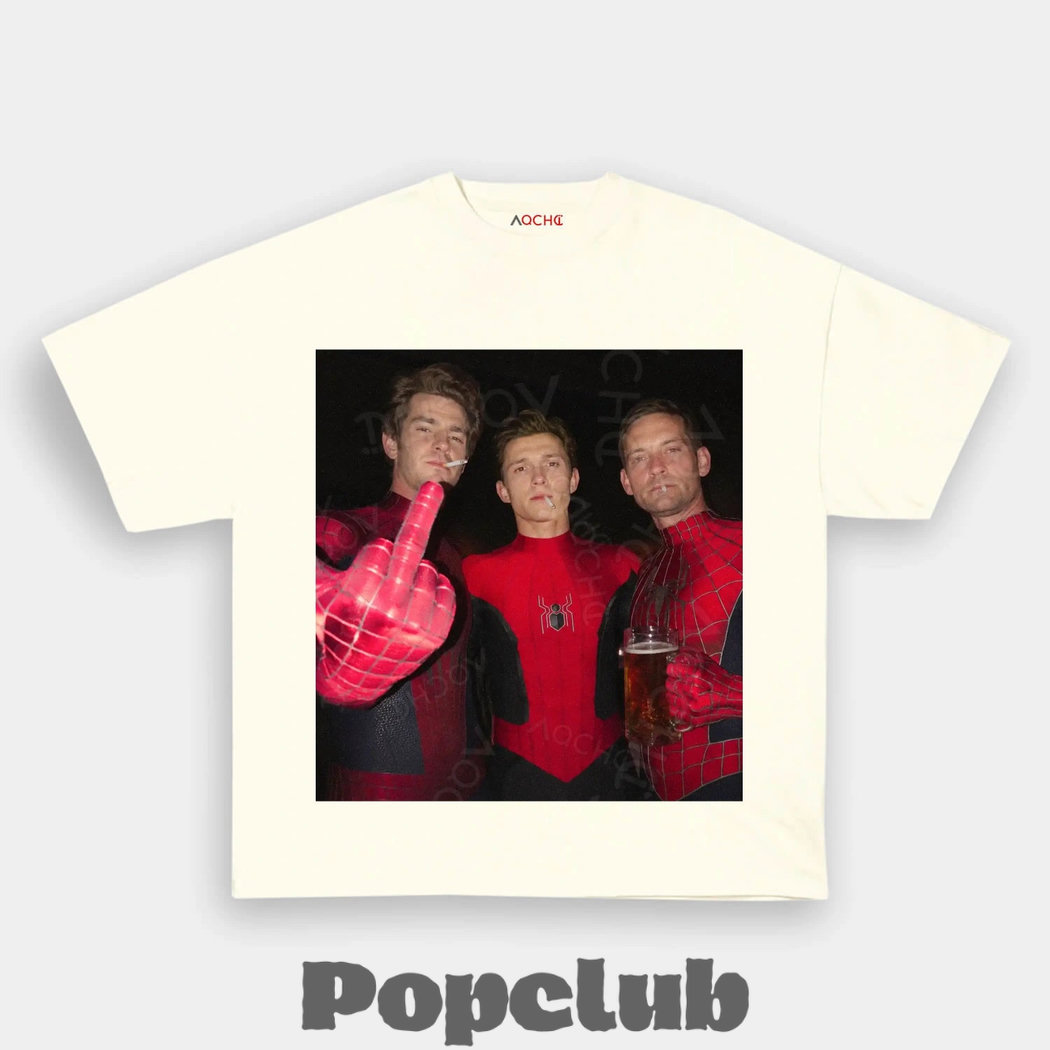 Spider-Man Assemble Middle Finger Tee Spider-Man Assemble Middle Finger Tee