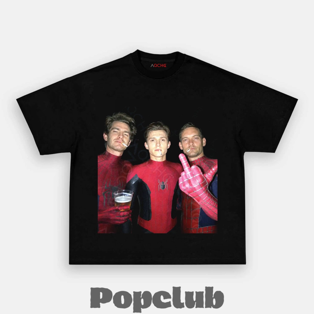 Spider-Man Assemble Middle Finger Tee Spider-Man Assemble Middle Finger Tee