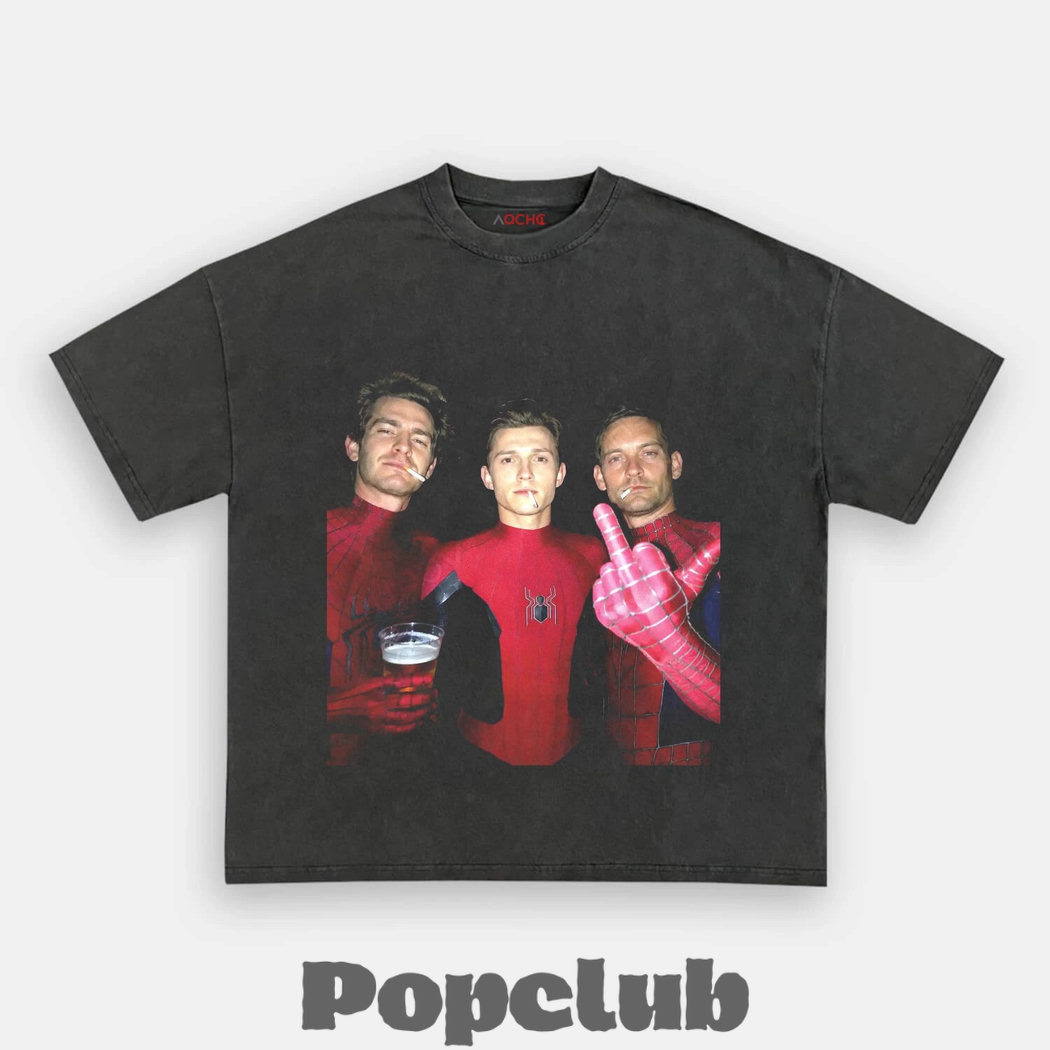 Spider-Man Assemble Middle Finger Tee Spider-Man Assemble Middle Finger Tee