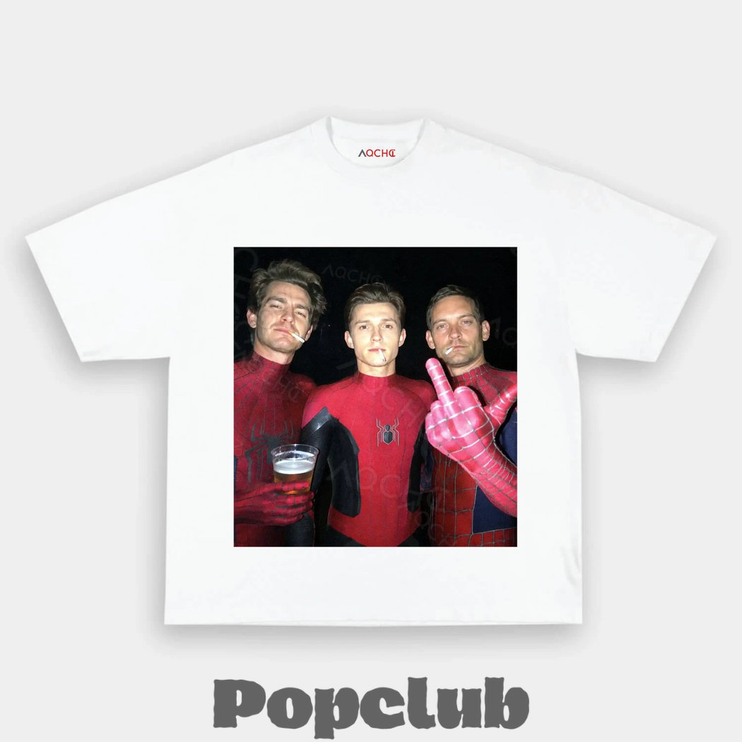 Spider-Man Assemble Middle Finger Tee Spider-Man Assemble Middle Finger Tee