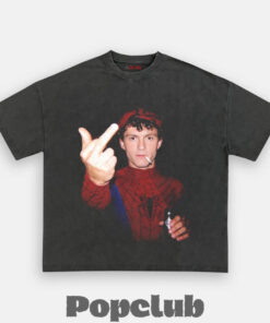 Spider-Man Super Hero After Hours Middle Finger T-Shirt