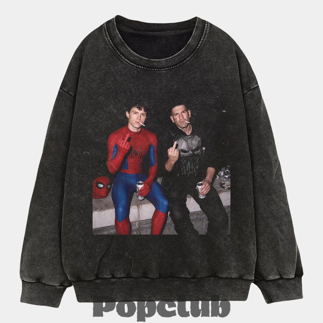 Spider-Man x The Punisher After Hours Smoke Tee Spider-Man x The Punisher After Hours Smoke Tee